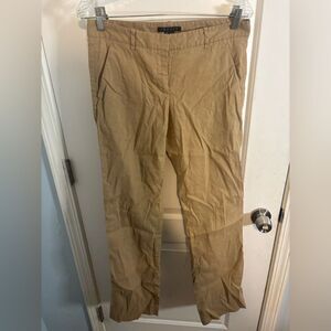 Theory women’s linen pants tan size 6 EUC